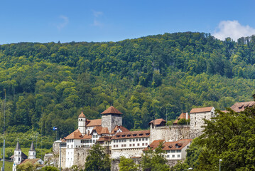 Fototapeta na wymiar Aarburg Castle, Switzerland