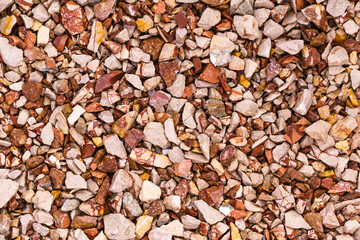 mix color of gravel texture or background