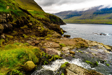 Naklejka na ściany i meble Faroe Island, Kingdom of Denmark