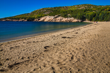 Sand Beach in Acadia National Park, Maine