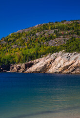 View from Sand Beach in Acadia National Park, Maine