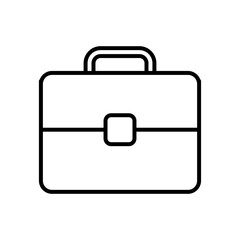business portfolio icon, line style