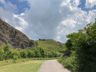 path in hills