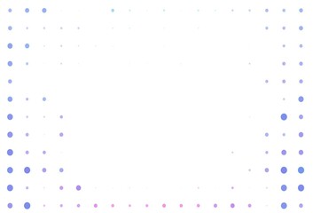 Light Pink, Green vector background with bubbles.