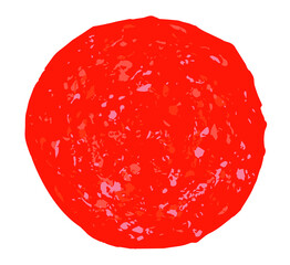Pepperoni Slices - Isolated Icon Illustration