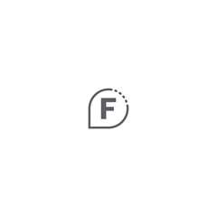  Letter F  logo icon flat design concept