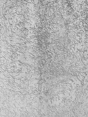 Texture of the grey plaster bark beetle on the wall. Seamless texture.