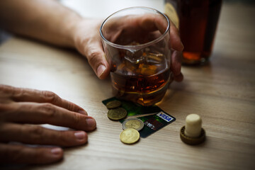 Alcoholism and depression due to job loss