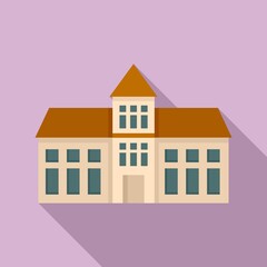 Oxford university icon. Flat illustration of oxford university vector icon for web design