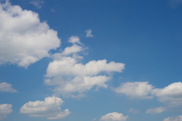 blue sky and clouds