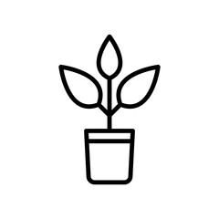 plant icon design vector template