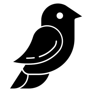 recommend clip art: Big Sparrow Bird Vector Icon Design 