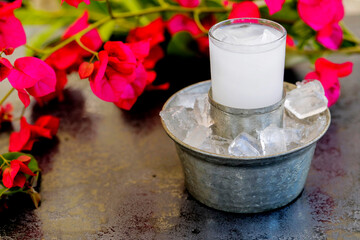 Turkhis  and Greek traditions alcohol. raki or ouzo