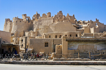 The town center of Siwa, Egypt, is dominated by the crumbling remains of the 13th-century fortress...