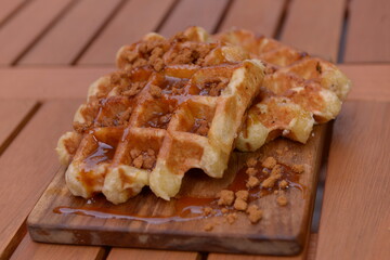 gaufre au caramel speculos