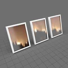 Set of picture frames