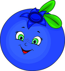 cartoon character of fruits and vegetables