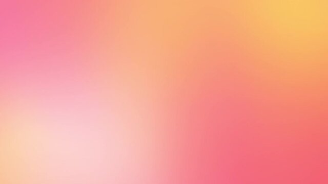 Multicolored gradient motion  background. Soft and smooth pastel colors mixing. Vibrant shades blending. Blur effect. Abstract dynamic animation. Bright graphic template in 4K. Seamless loop clip