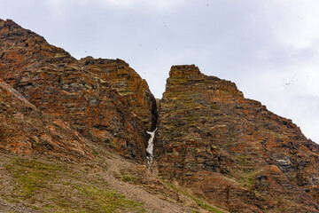 Mountain in Spitsbergen, Arctic