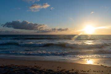 sunrise at the beach