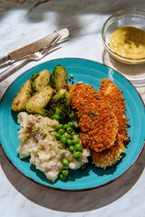 Chicken Fingers Mashed Potatoes