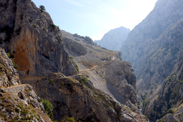 mountains of picos de europa in northern Spain region of Asturias, Cantabria ans Castilla y Leon