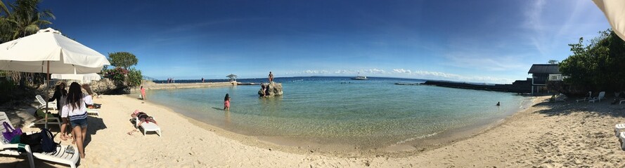 mactan cebu beach resort panorama clear waters