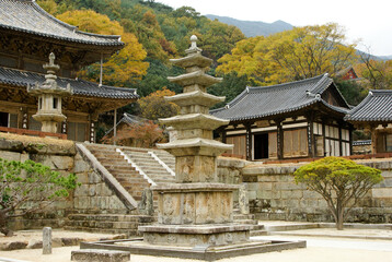 Hwaeomsa Buddhist temple, Jirisan National Park, South Korea