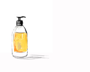 Hand washing sketch