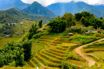 It's Beautiful landscape of the mountains in Vietnam