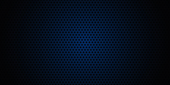 Dark blue carbon fiber texture. Navy blue metal texture steel background. Web design template vector illustration EPS 10.