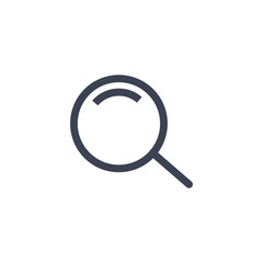 Search Icon Vector Illustration on the white background.