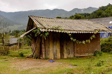 Obraz premium It's House in a village in Vietnam