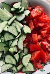red and green peppers