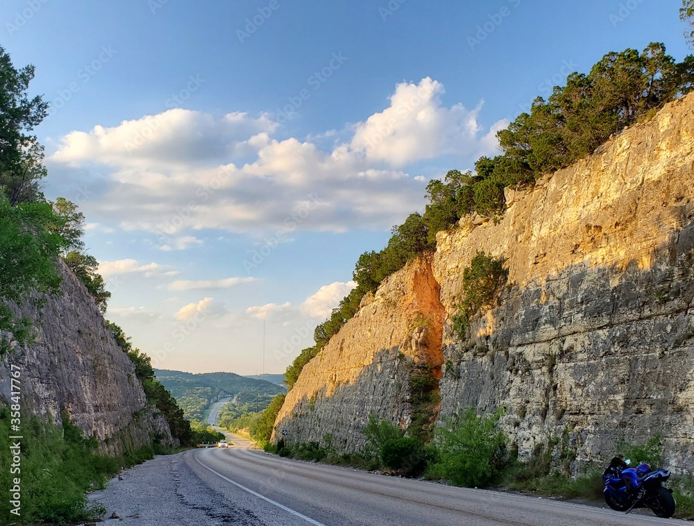 Wall mural road in the mountains