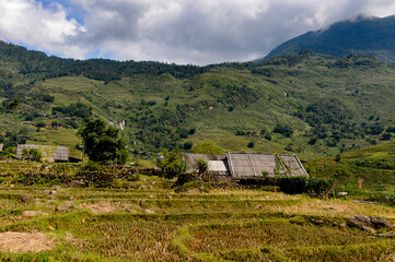 It's Small village Lai Chao in the Northern Vietnam