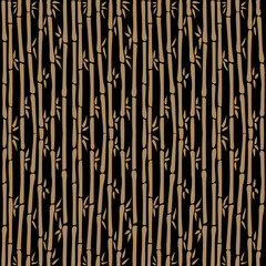 Bamboo seamless repeat pattern background