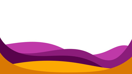 Abstract colorful background of color waves. Template for flyer, cover or banner