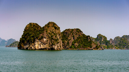 Fototapeta premium It's Halong bay, Vietnam. UNESCO World Heritage