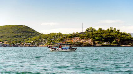 It's One of the islands near Nha Trang in the South China Sea in Vietnam