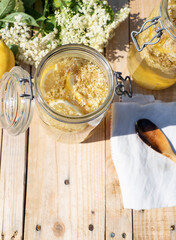 DIY homemade Elderflower Syrup