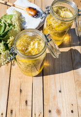 DIY homemade Elderflower Syrup