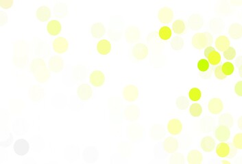 Light Green, Red vector background with spots.