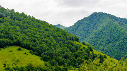 It's Beautiful landscape of the mountains of Georgia