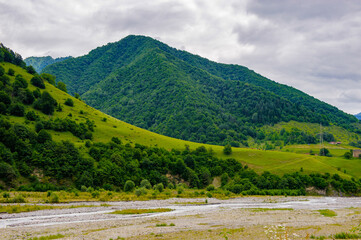 It's Beautiful landscape of the mountains of Georgia