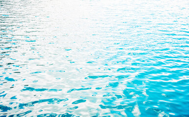 blue water background. Water background. Sunset. Pool. 