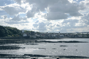 View at the village from the other side, village of Luss Scotland., Orkney Islands Scotland.