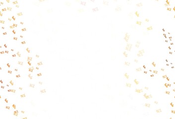 Light Orange vector layout with discount of 30, 50, 90%.