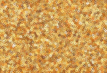 Light Orange vector template with circles.