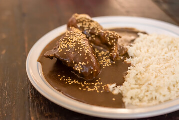 Mexican food - Chicken with mole